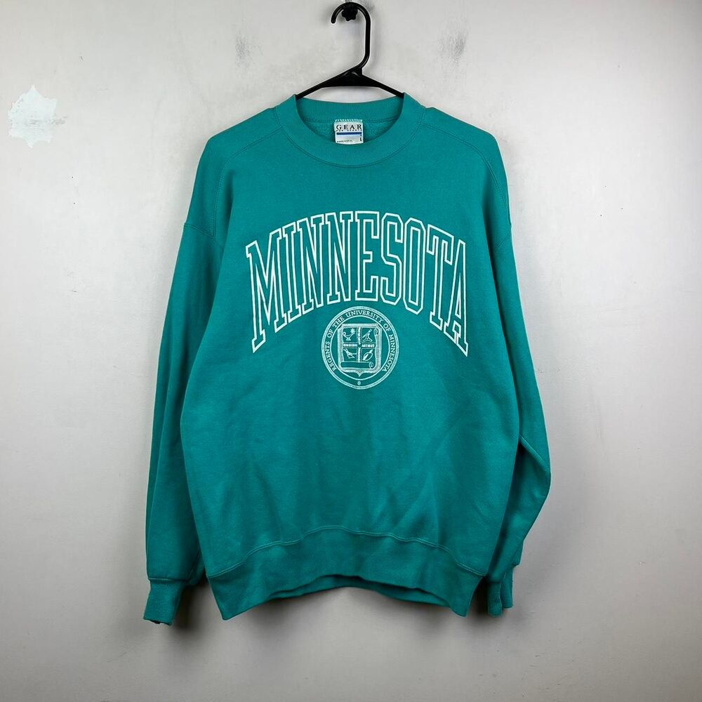 90s Minnesota GEAR University of Minnesota Crewneck Sweatshirt Size L